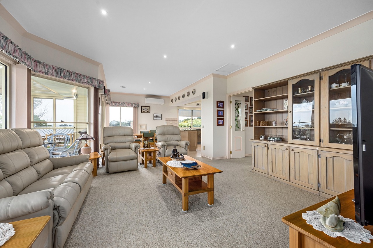 Living room, apartment, interior design — Chrysotile Asbestos in Residential Materials